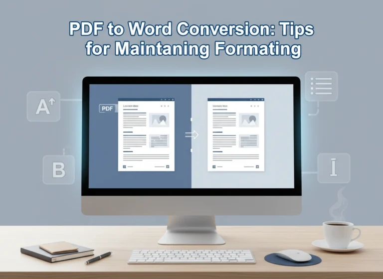 PDF to Word Conversion: Tips for Maintaining Formatting