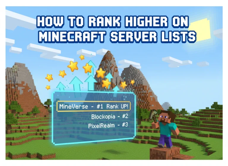 How to Rank Higher on Minecraft Server Lists