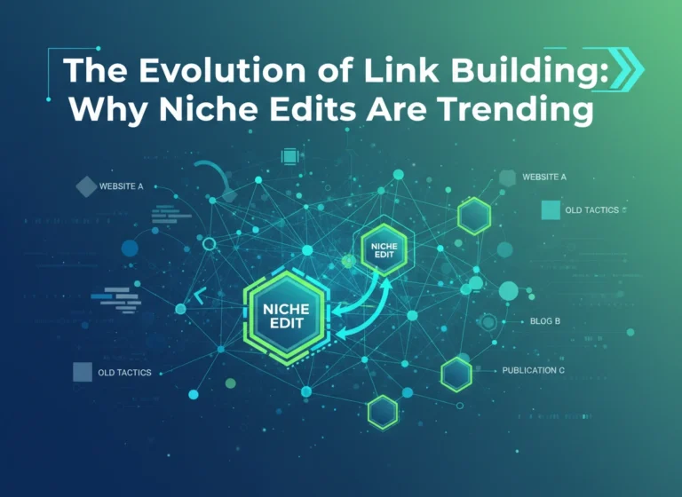 The Evolution of Link Building: Why Niche Edits Are Trending